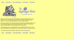 Desktop Screenshot of hydrangeahouseinn.com